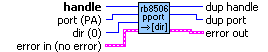 RB8506 PPORT Set Port Dir